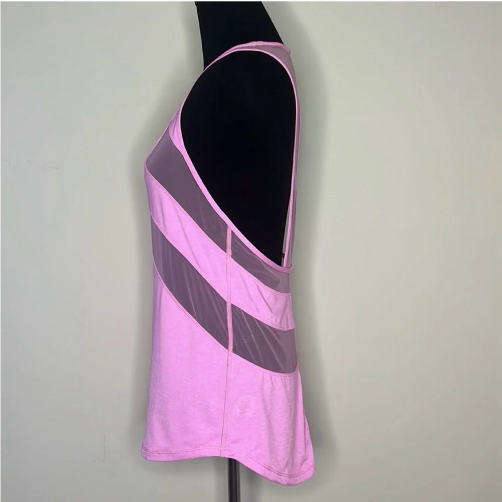 Lululemon tank If You're Lucky Heathered Vintage Pink / Raspberry Glo Light M‎